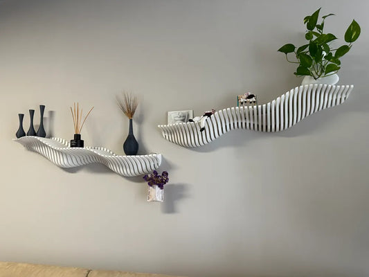 FlowWave Scluptural Wall Shelf
